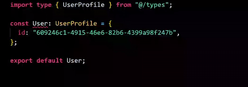 Reproducing unresolved union types — code snippet