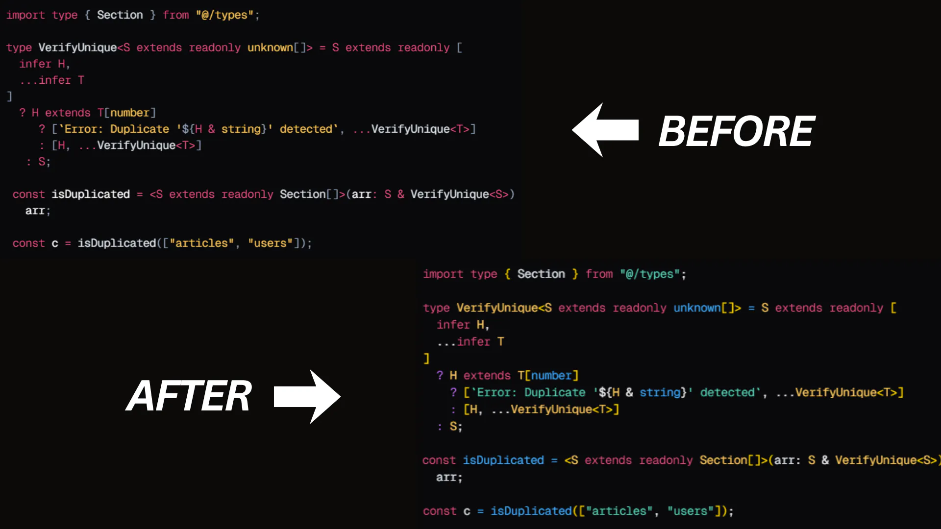 comparison of the highlighter UI comparison of the highlighter UI