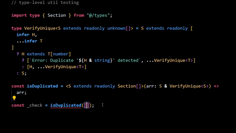 Demonstration reference to 'S'